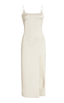 Notte Satin Midi Slip Dress