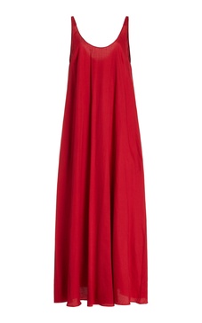 Exclusive Yoko Sleeveless Cotton Maxi Dress