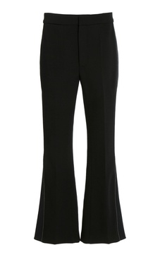 Cropped Wool-Blend Flare Pants