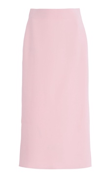 Exclusive Lay2 Bonded Crepe Column Midi Skirt