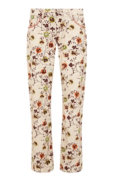 Flau Floral Denim Low-Rise Jeans