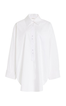 Maye Cotton Poplin Tunic Shirt