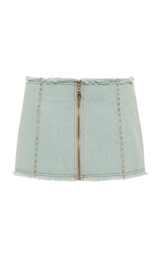 Loran Crystal-Embellished Mini Skirt