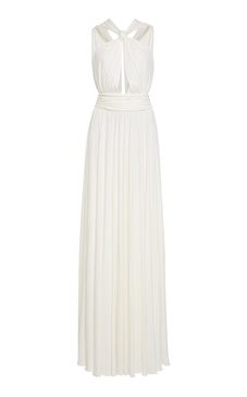 Knotted Jersey Maxi Dress