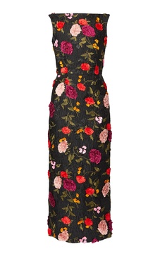 Floral Jacquard Gown