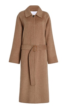 Juliette Brushed Wool-Blend Coat