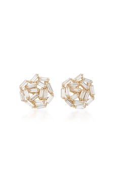 18K Gold Diamond Earrings