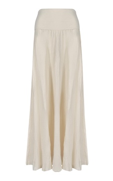 Light And Sound Convertible Organic Linen Maxi Skirt