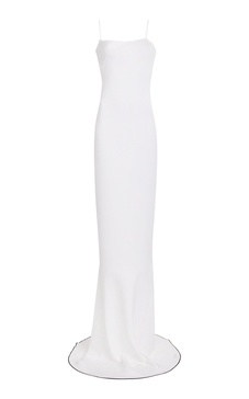 Aro Asymmetric Fold-Over Gown