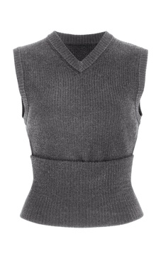 Cruz Convertible Ribbed-Knit Sweater Vest