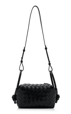 Small Loop Intrecciato Leather Shoulder Bag