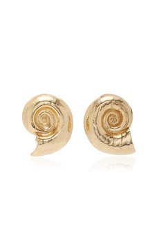 24K Gold-Plated Shell Earrings