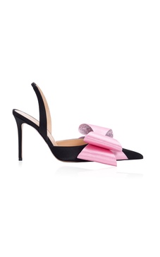 Le Cadeau Satin Slingback Pumps