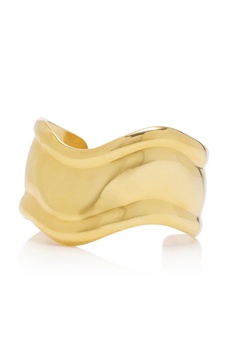 Exclusive Wave 24K Gold-Plated Cuff