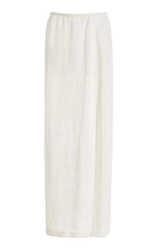 Stella Linen-Blend Maxi Skirt