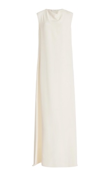 Loic Draped Silk Maxi Dress