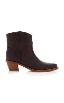 Leduc Leather Ankle Boots