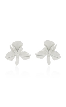 Mila Silver-Tone Floral Earrings