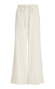 Jade Eco-Linen Wide-Leg Pants