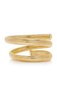 Exclusive Cobra 24K Gold-Plated Cuff