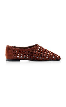 Eden Woven Suede Flats