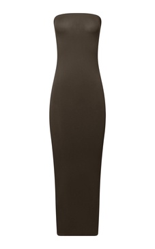 Fatal Strapless Jersey Midi Dress