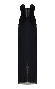 Plunge Jersey Maxi Dress