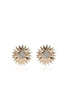 14K Gold Diamond Earrings