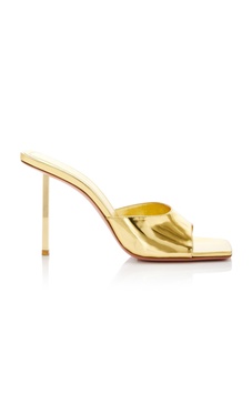 Laura Metallic-Leather Sandals