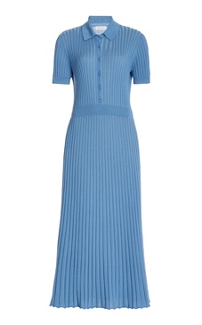 Amor Ribbed-Knit Cashmere-Silk Dress