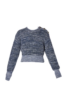 Wool Cropped Sweater