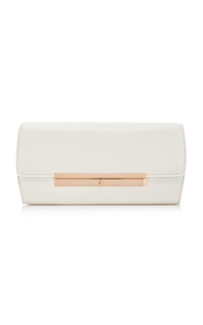 Nik Foldover Leather Clutch