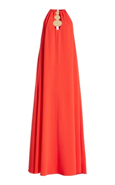 Celestino Hardware-Detailed Crepe Maxi Dress