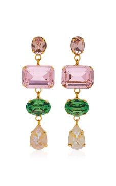 Alyssa Gold-Plated Crystal Earrings