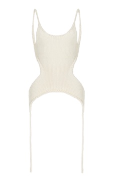 Kora Cotton-Blend Corset Top