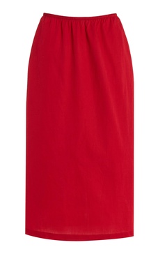 Exclusive Yoko Cotton Midi Skirt