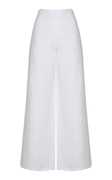 Andes High-Rise Crepe Wide-Leg Pants