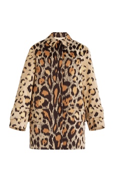 Jaguar Chenille Jacquard Coat