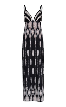 Leaving Tradition Crocheted Lace Maxi Dress