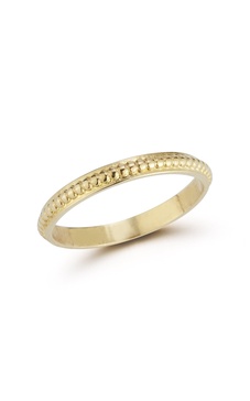 14k italian gold band ring