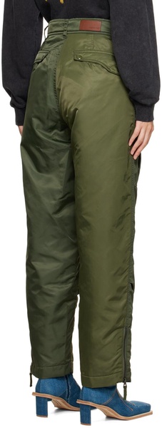 Khaki Kaia Flight Trousers