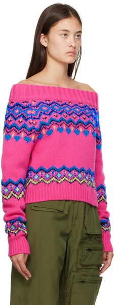 Pink Tako Nordic Sweater