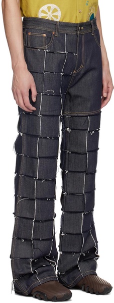 Indigo New Patchwork Jeans