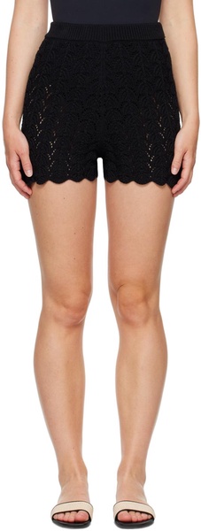 Black Tiran Shorts