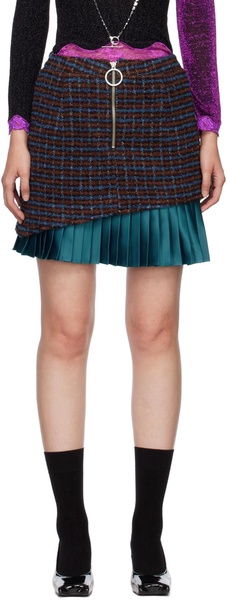 Blue Andres Miniskirt