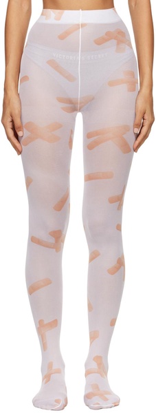 White Bandaid Tights