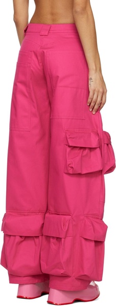 SSENSE Exclusive Pink Lawn Trousers