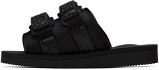 Black Suicoke Edition Moto Sandals