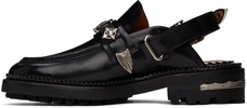 Black Polished Loafers