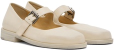 Beige Mary Jane Loafers